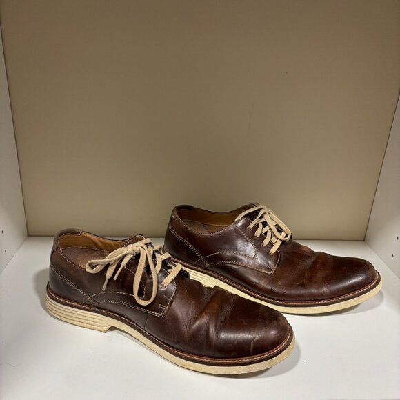 Chaps Men's Oxford size 11M Brown - Picture 1 of 4